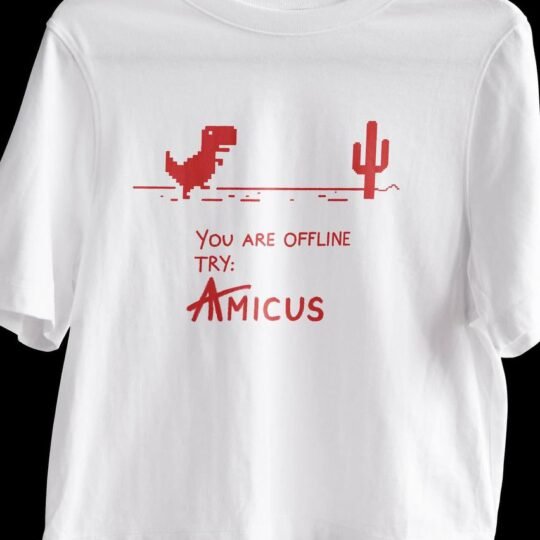 Tricou Amicus "You are offline"