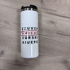 Termos alb 360 ml din oțel inoxidabil - imagine 2