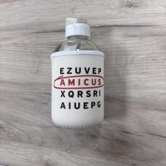Sticlă 600ml cu husă albă - imagine 2